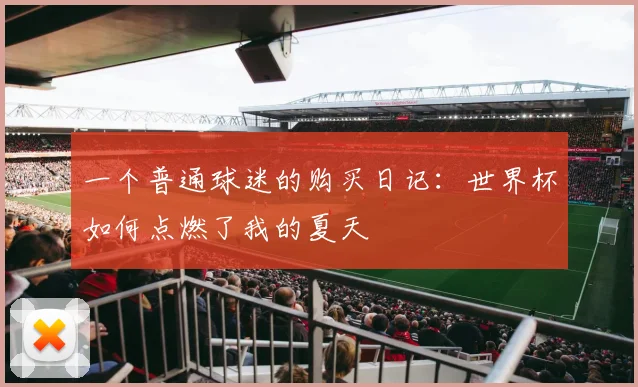 一个普通球迷的购买日记:世界杯如何点燃了我的夏天